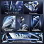 PROTECTOR PANTALLA CRISTAL TEMPLADO IPHONE 14 PLUS + HERRAM. ANTIPOLVO VENTION